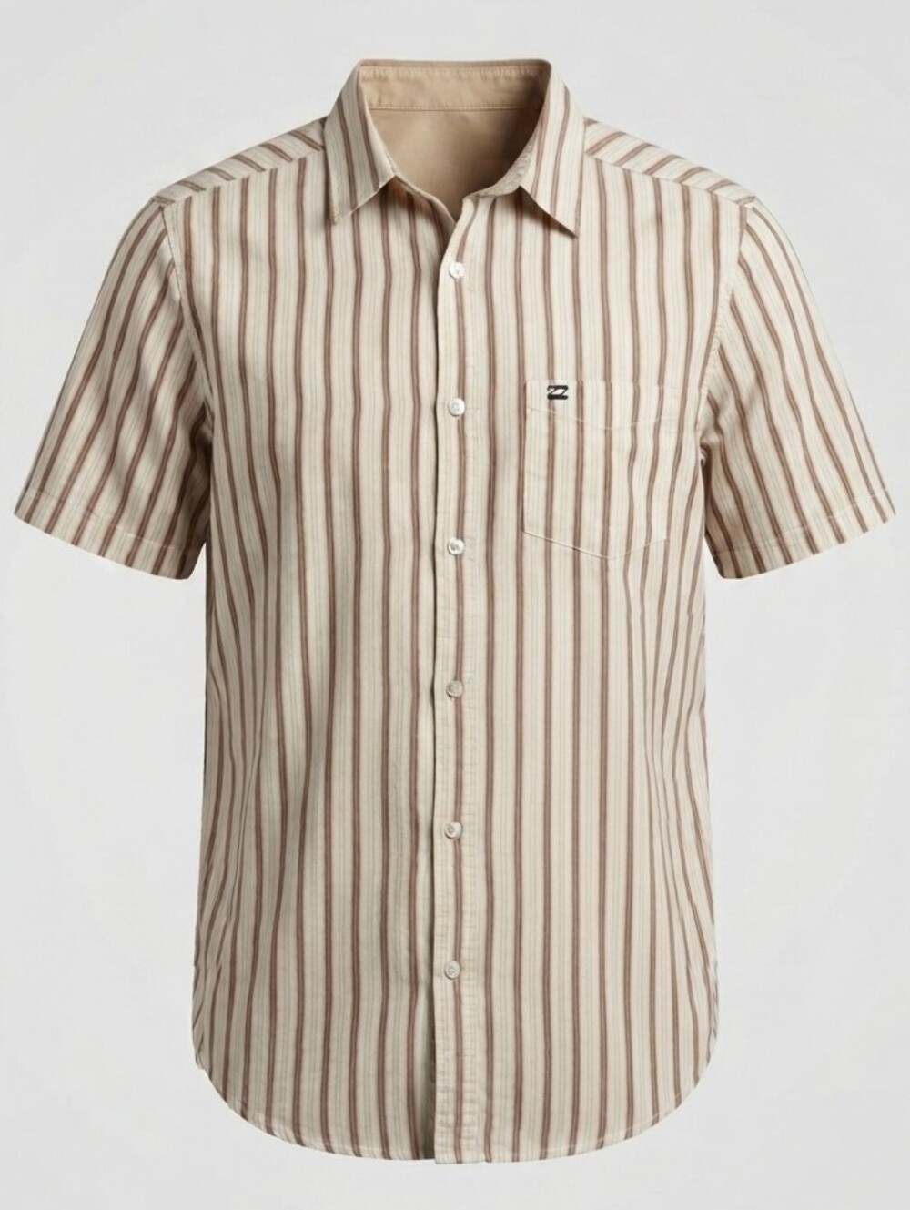 Men's XL Billabong Striped Woven Shirt - Casual Coastal & Surf Style. EUC - Picture 1 of 10